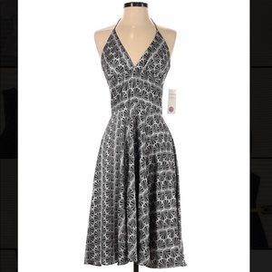 Alyn Paige NY Flowy, Silky Halter Dress